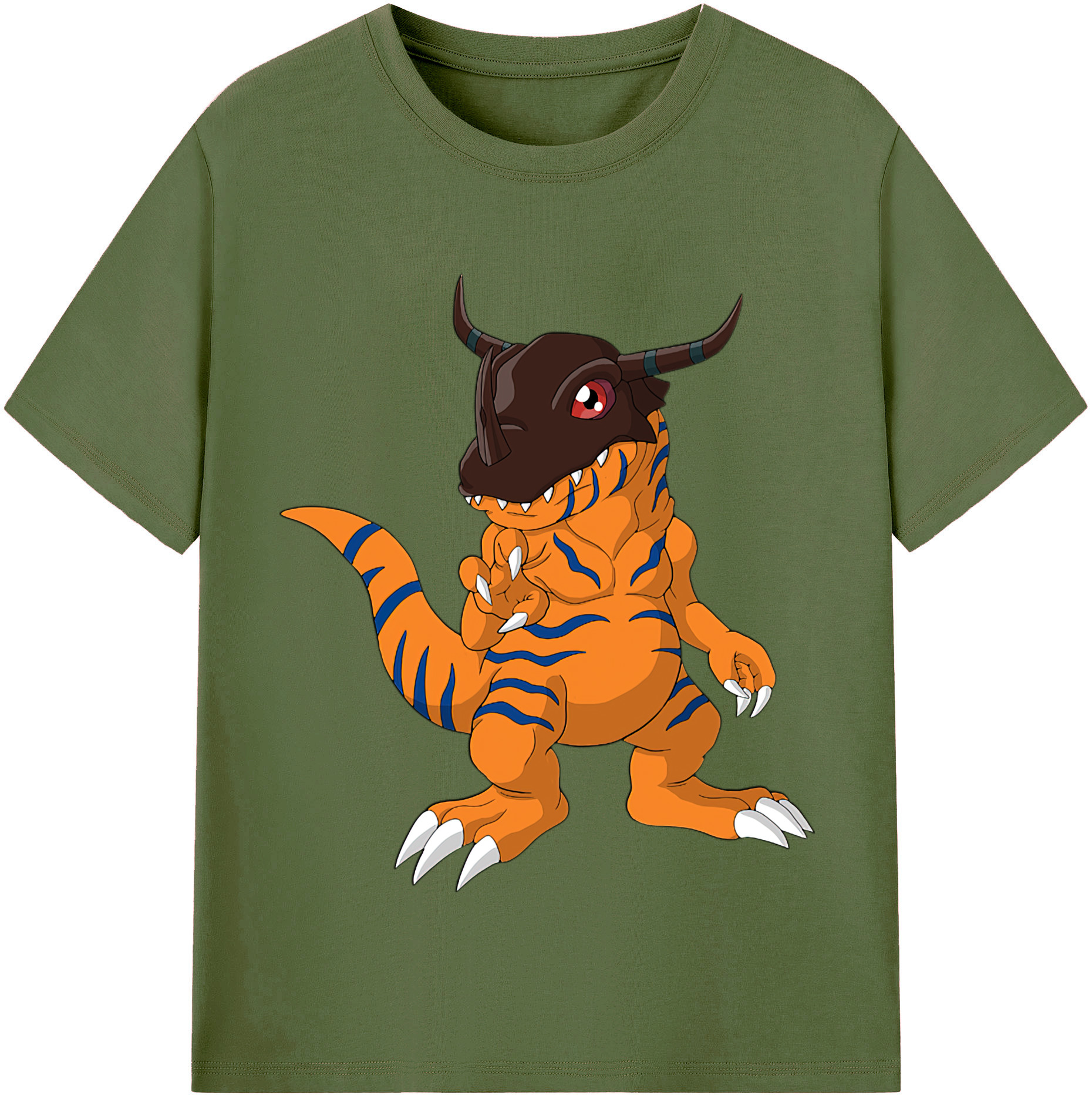 （画像用） Digimon デジタルモンスター/デジモン 綿100％半袖Tシャツ（フロントプリント）